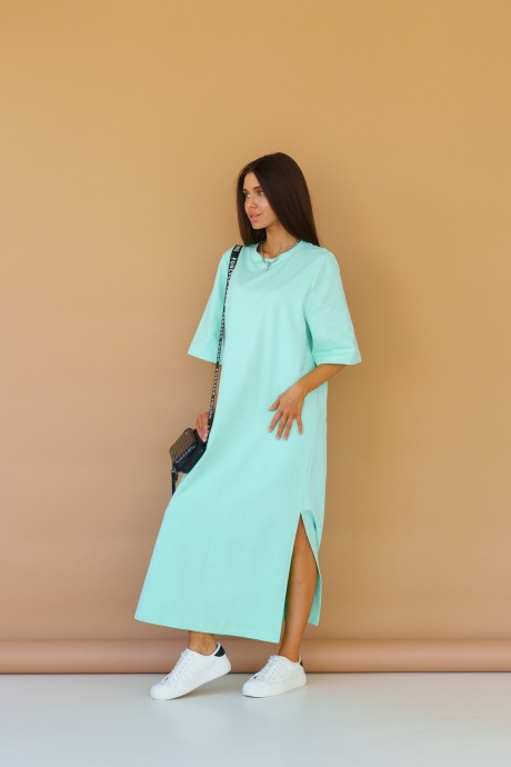 Платье Ivera Collection 1090L мятный размер 42-56 #3