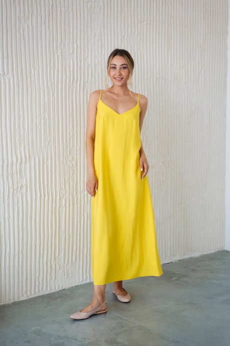 Платье Ivera Collection 1122 жёлтый размер 42-50 #1