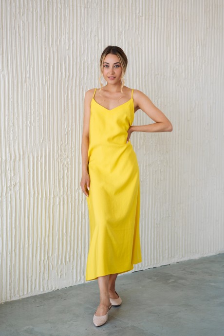 Платье Ivera Collection 1122 жёлтый размер 42-50 #3