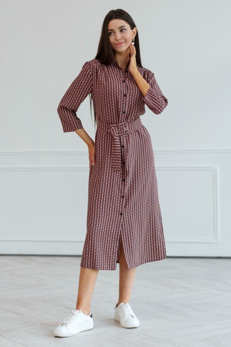 Платье Ivera Collection 1003L коралловый размер 44-52 #2