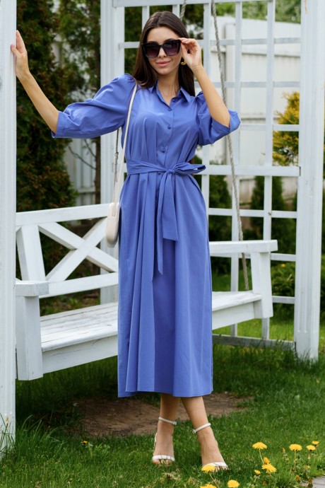 Платье Ivera Collection 1019L синий размер 42 #2