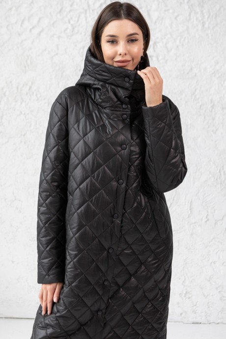 Пальто Ivera Collection 7007 черный размер 42-54 #4