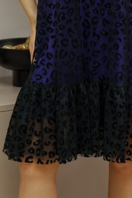 Вечернее платье Ivera Collection 1136 сине-фиолетовый размер 42-50 #7