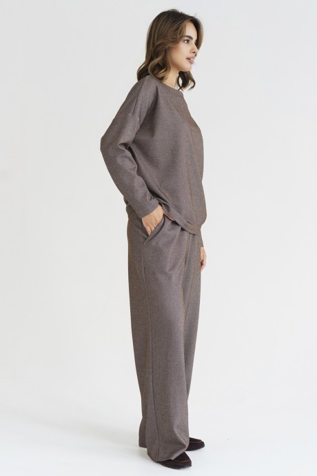 Костюм/комплект Ivera Collection 6038 коричневый размер 46-50 #4