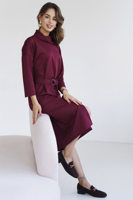 Платье Ivera Collection 584П винный размер 42-50 #3