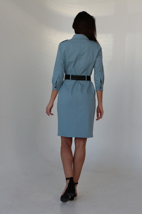 Платье Juliet style D188-1 голубой размер 44-48 #5
