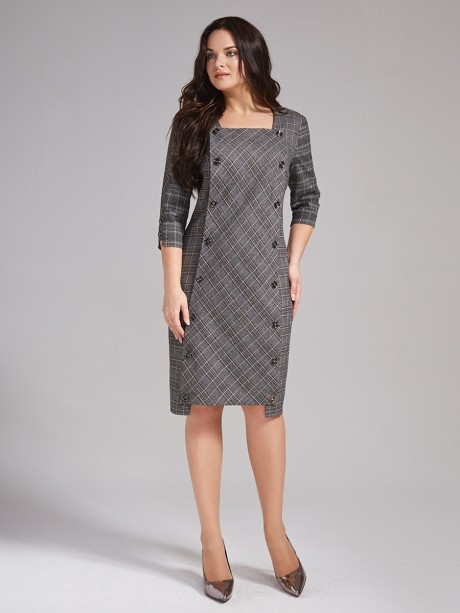 Платье Avanti Erika 682-2 серый размер 48-52 #1