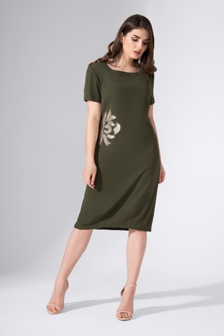 Платье Avanti Erika 794-2 болотный размер 48-58 #1