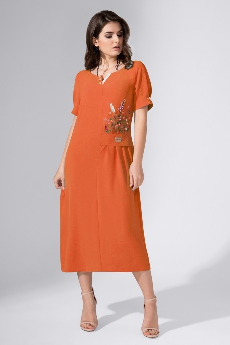 Платье Avanti Erika 789-1 оранжевый размер 46-62 #1