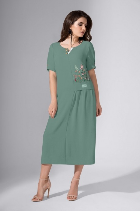 Платье Avanti Erika 789-2 грязно-мятный размер 46-56 #1
