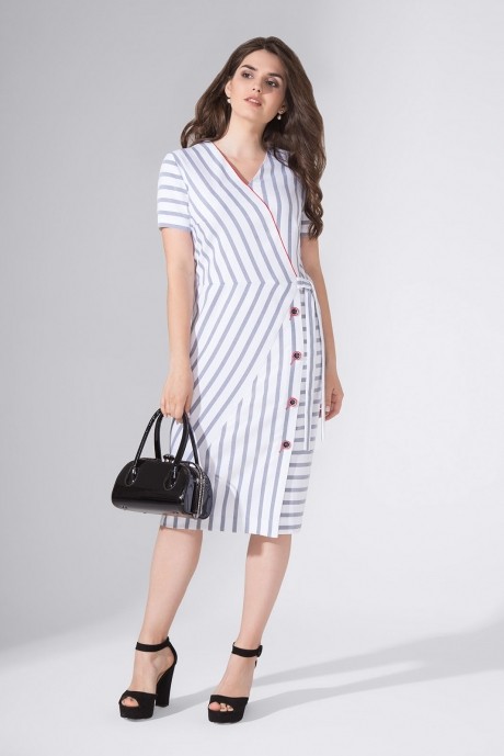 Платье Avanti Erika 841-1 узкая полоска размер 48-58 #1
