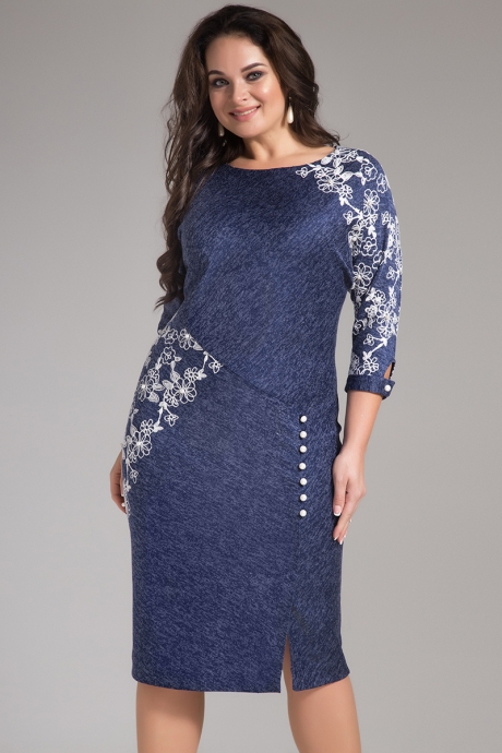 Платье Avanti Erika 887 синий размер 48-56 #3