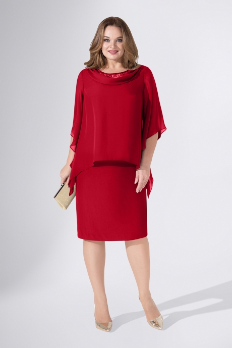Вечернее платье Avanti Erika 919-2 красный размер 50-54 #1