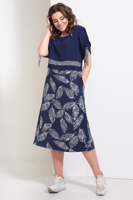 Платье Avanti Erika 990 -1 синий размер 48-52 #1