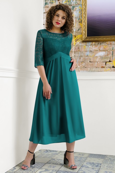 Вечернее платье Avanti Erika 840 -2 изумрудный размер 54-58 #1