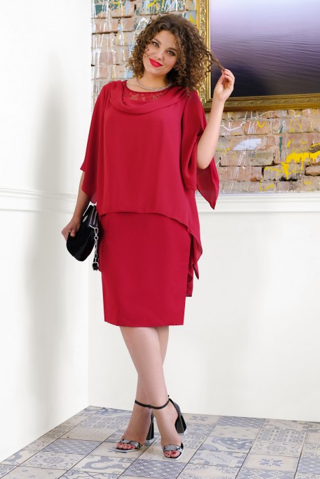 Вечернее платье Avanti Erika 919 -4 красный размер 50-54 #1