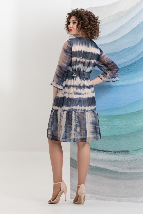 Вечернее платье Avanti Erika 1185 синий/беж размер 46-56 #3