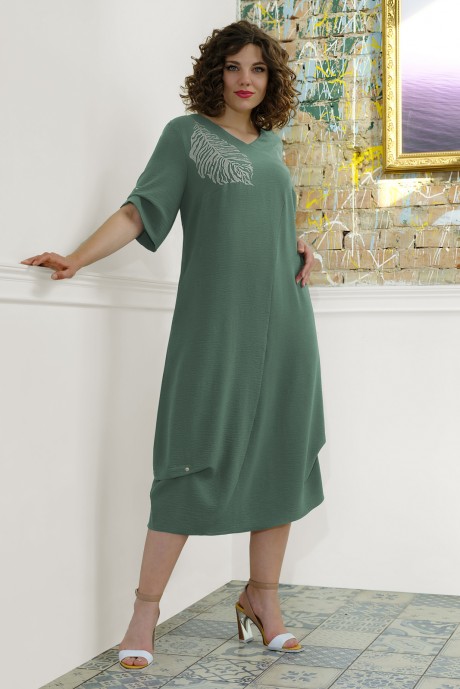 Платье Avanti Erika 997 -6 зелень размер 52-62 #1