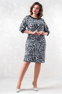 Платье Avanti 1619 -1 серый, черный