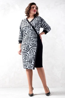 Платье Avanti 1616 серый, черный