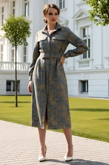 Платье Avanti 1404 желтый, синий