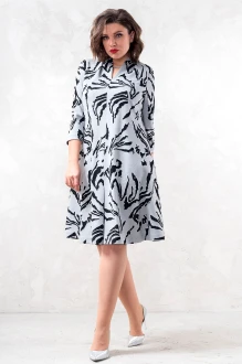 Платье Avanti 1620 серый, черный