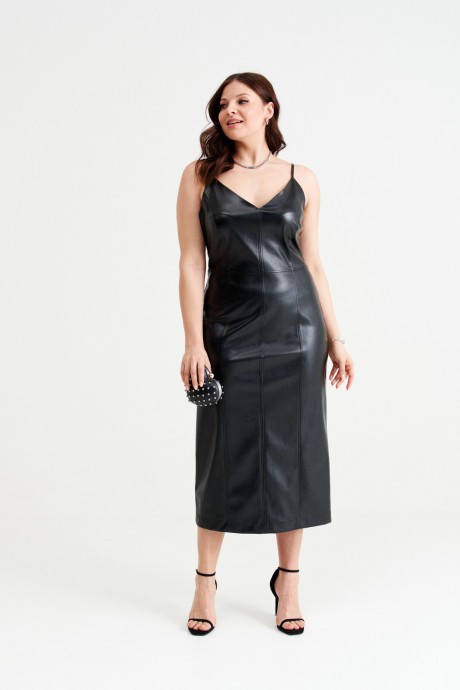 Платье NORMAL N14-093 черный размер 48-58 #3
