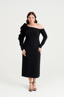 Платье NORMAL N14-043 черный #1