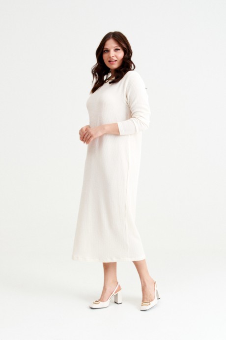 Платье NORMAL N14-283 молочный размер 48-58 #4