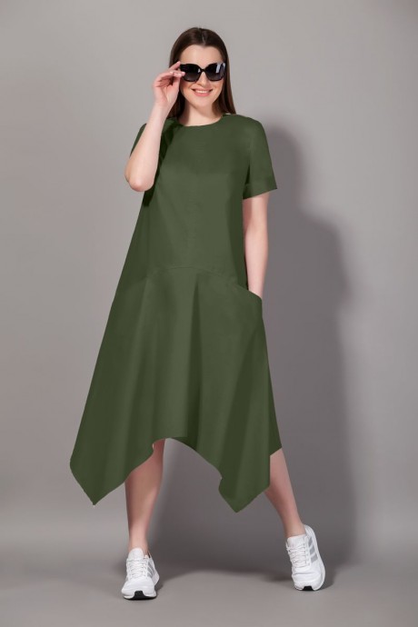 Платье Сч@стье 7064 -8 зелены размер 42-72 #1