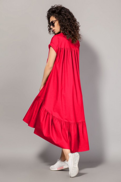Платье Сч@стье 7067 -3 красный размер 42-70 #2