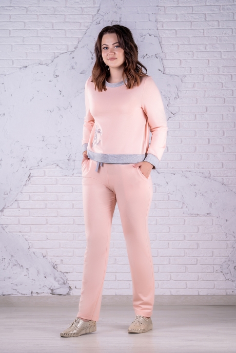 Спортивный костюм Angelina&Сompany 302 розовый размер 44-48 #2