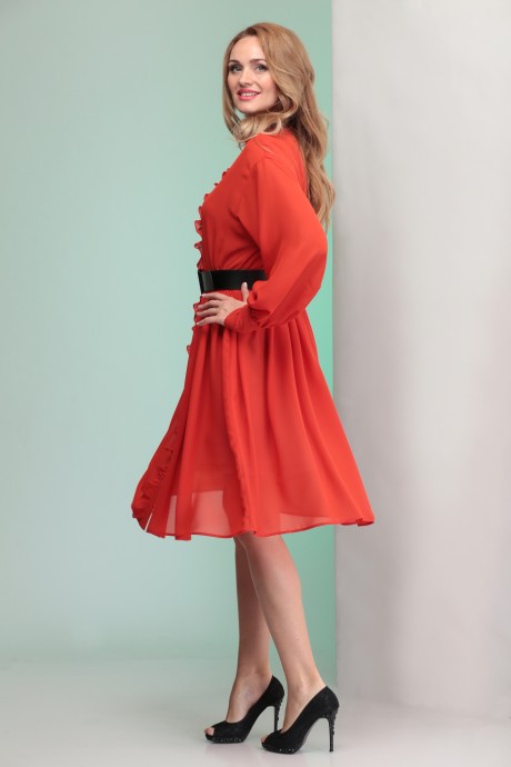Вечернее платье Angelina&Сompany 350 оранжевый размер 46-50 #4