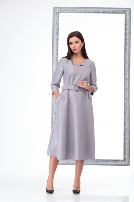 Платье Angelina&Сompany 459 серый размер 48-56 #2
