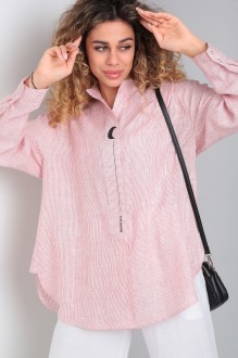 Блузка DOGGI 0160 розовая полоска #1