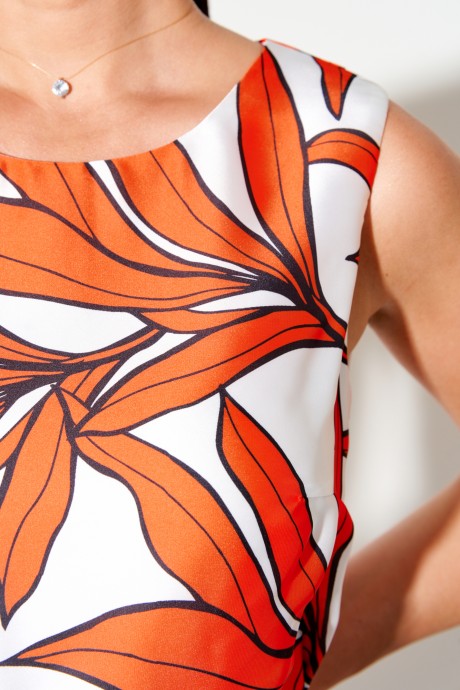 Платье FOXY FOX 1474 оранжевый размер 44-54 #3