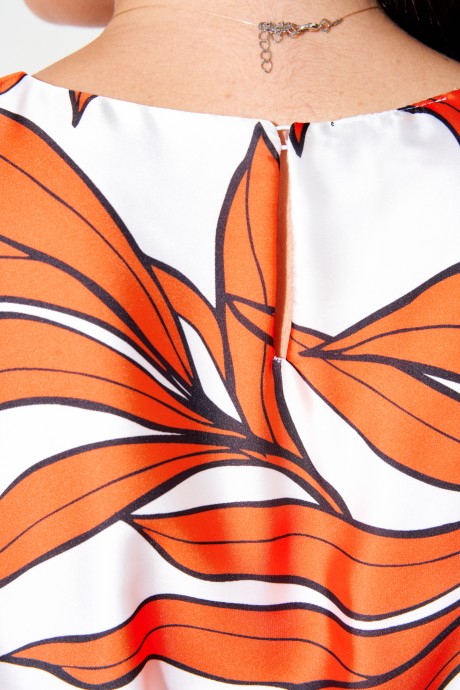 Платье FOXY FOX 1474 оранжевый размер 44-54 #5