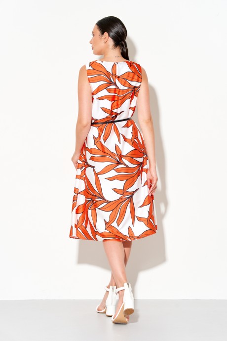 Платье FOXY FOX 1474 оранжевый размер 44-54 #7