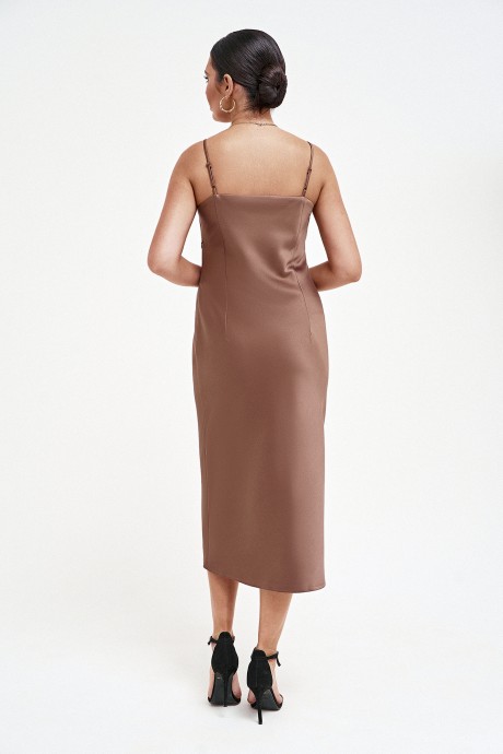 Вечернее платье FOXY FOX 1326 коричневый размер 38-60 #5
