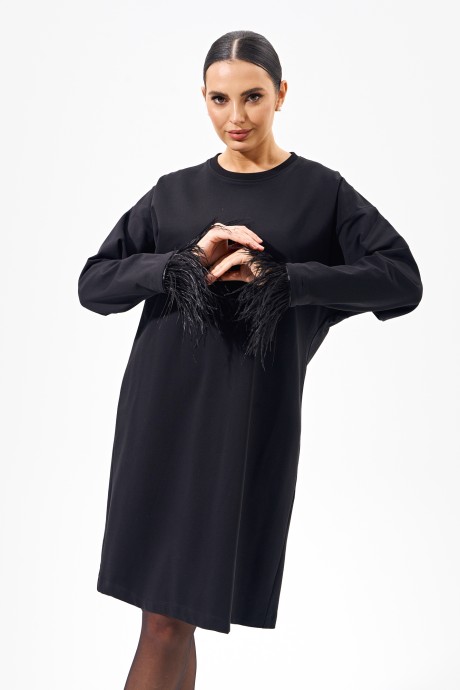 Платье FOXY FOX 1566 черный размер 44-54 #2