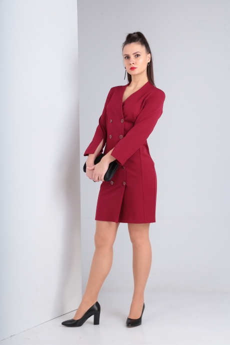 Платье Sovita 8305 красный размер 42-54 #4