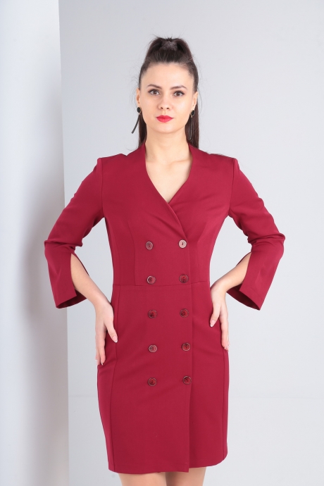 Платье Sovita 8305 красный размер 42-54 #5
