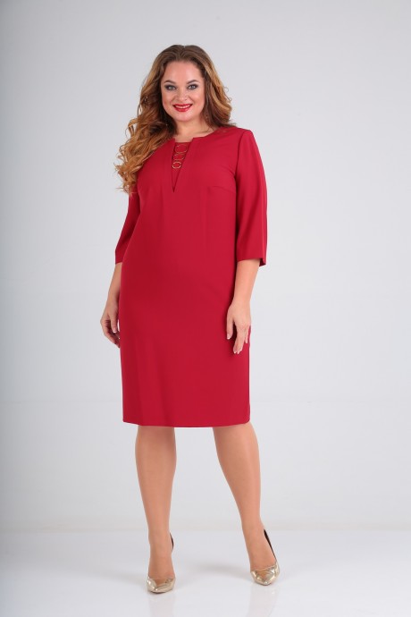 Вечернее платье Sovita 590 красный размер 48-58 #2