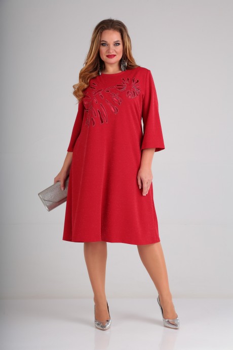 Платье Sovita 2006 красный размер 54-60 #4