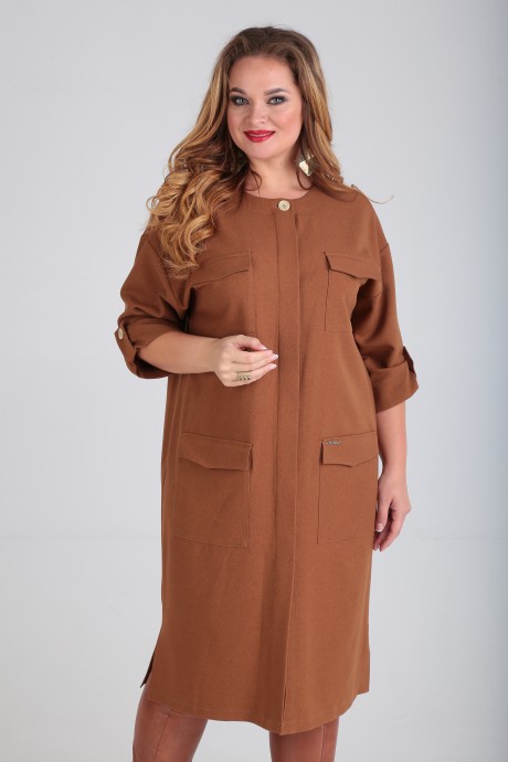 Платье Sovita 5/622 коричневый размер 48-54 #4