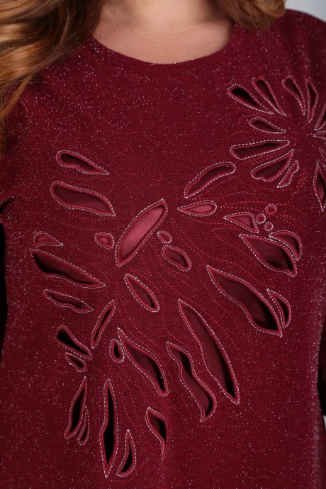 Платье Sovita 2006 марсало размер 54-60 #5
