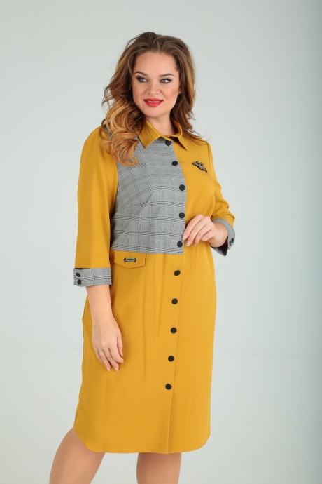 Платье Sovita 712 желтый размер 54-64 #4