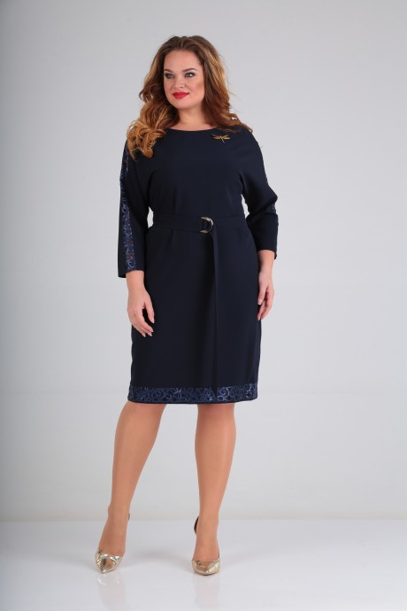 Вечернее платье Sovita 759 Темно-синий размер 54-64 #2