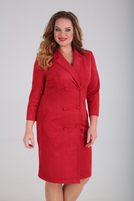 Вечернее платье Sovita 772-П красный размер 52-58 #4