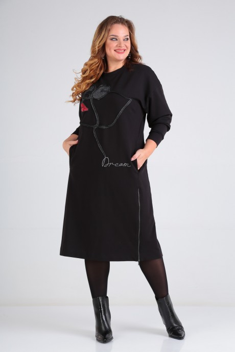 Платье Sovita 2009-М черный размер 52-62 #1